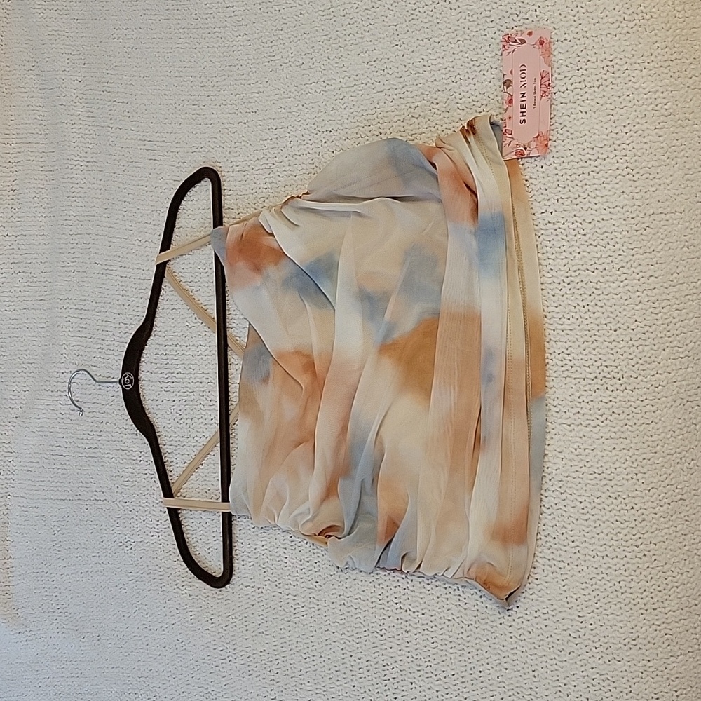 Shein Asymmetrical Strap Sleeveless Top